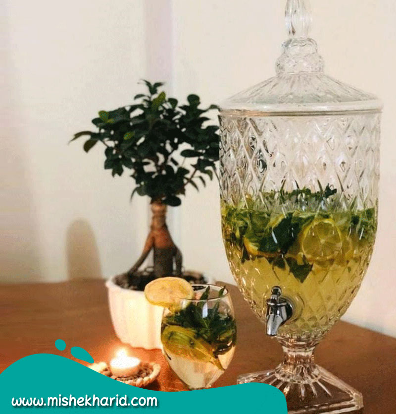 کلمن 5 لیتری شیشه ایی