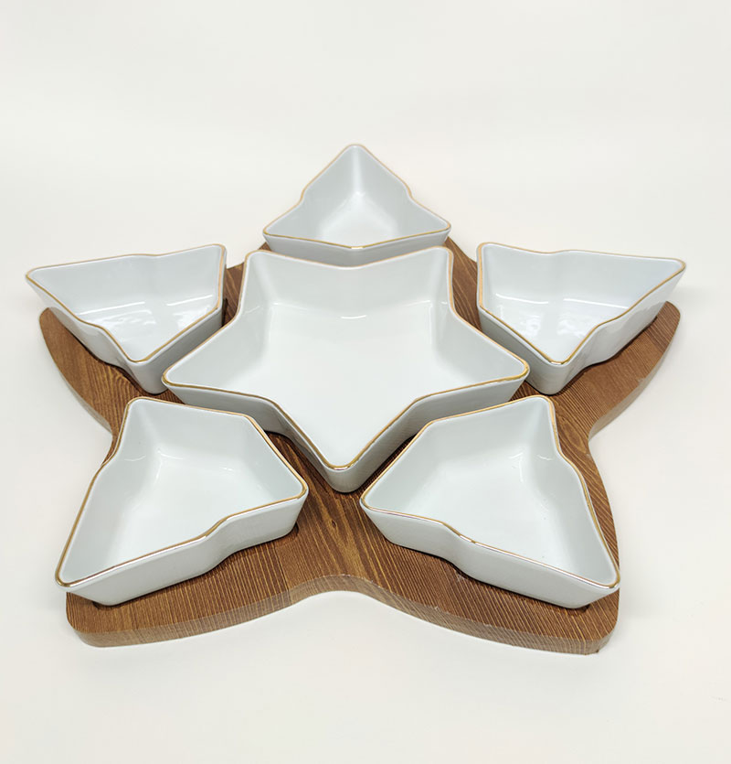 اردوخوری چوبی ستاره ای برند لمون