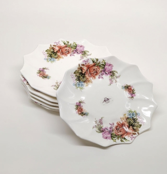 پیش دستی چینی ویولت شایلین گلدار