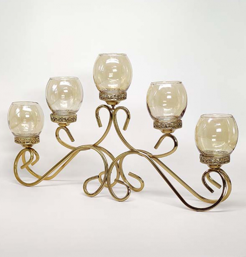 شمعدان 5 شاخه توپال