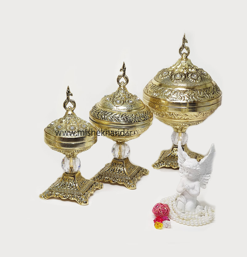 ظرف آجیل خوری برنزی