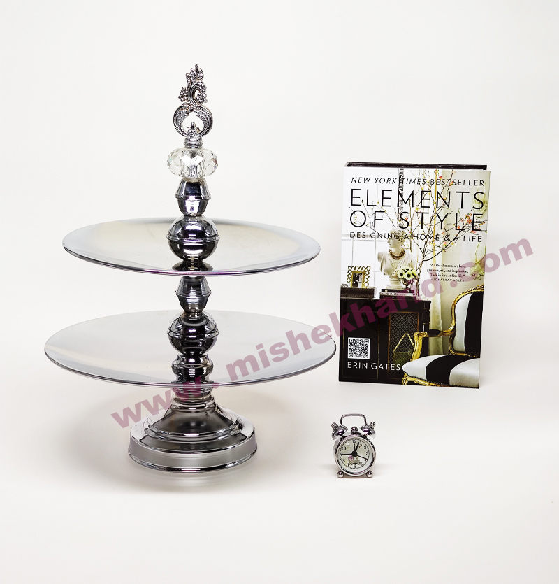 ظرف دو طبقه کروم