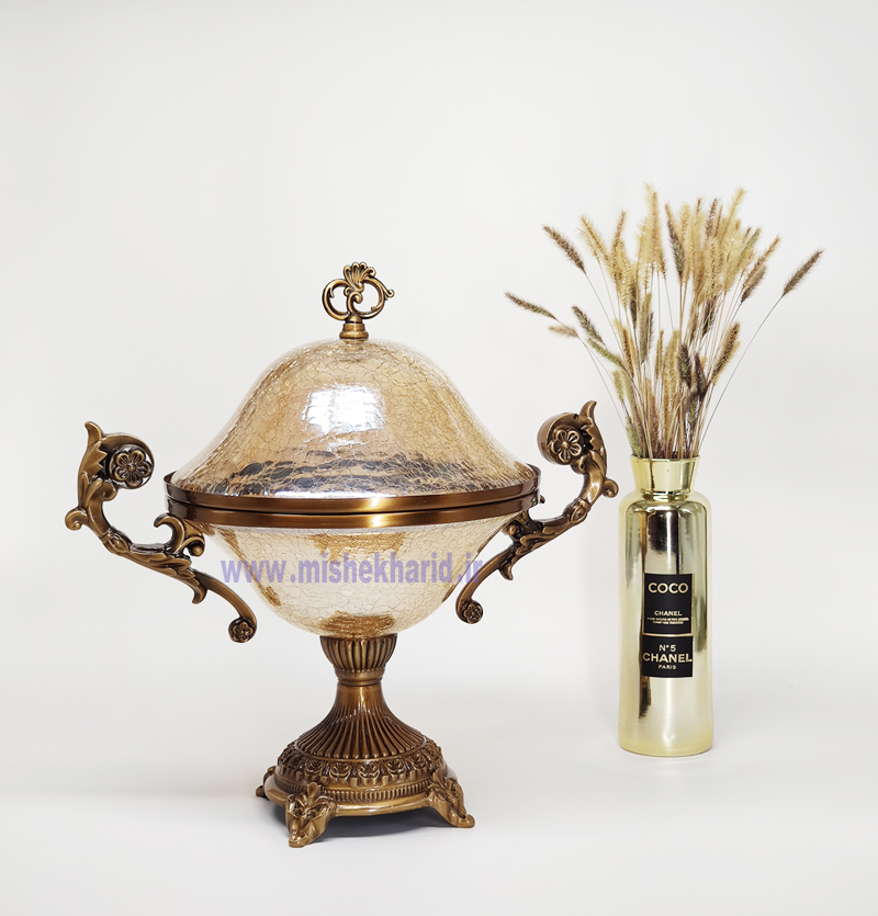 شکلات خوری سلوین مدل شیشه طرح ترک 20112