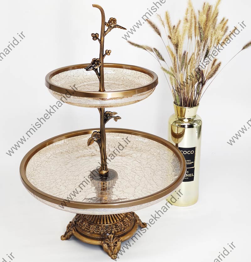 دو طبقه شیرینی خوری سلوین طرح ترک مدل 20102