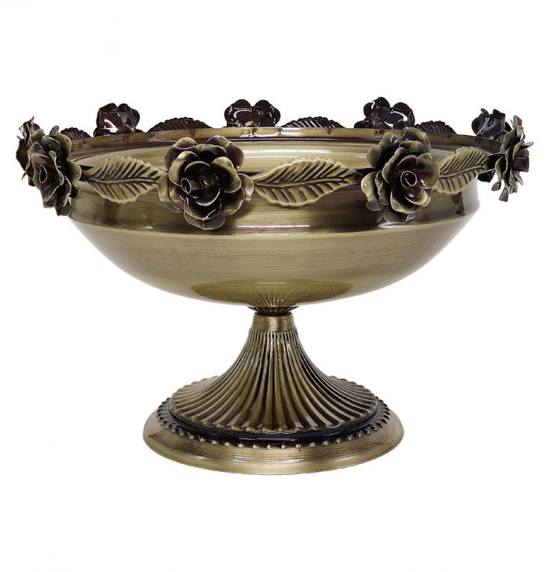 میوه خوری خاتم مدل گل کد 8772