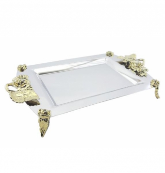 سینی استیل نگار مدل رز کد GL313