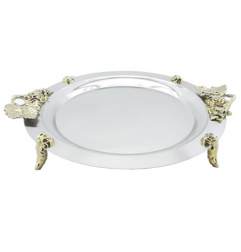 سینی استیل نگار مدل رز کد G309