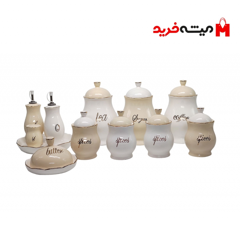 ست پاسماوری و جا ادویه مدل فلورانس مجموعه 21 پارچه