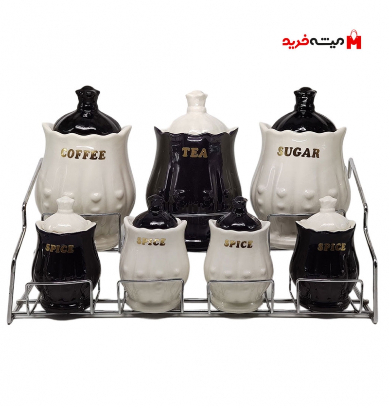 ست ادویه و پاسماوری 7 پارچه مدل شب و روز