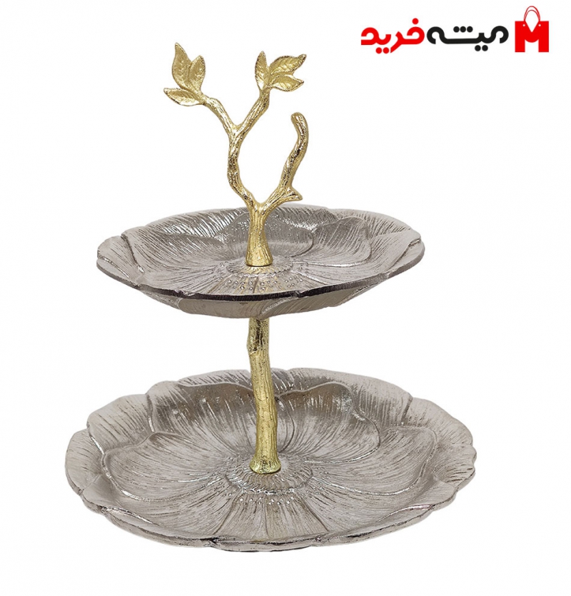 شیرینی خوری مدل دو طبقه لوتوس