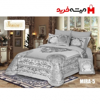 سرویس روتختی مخمل دونفره 8 تکه مل میرا کد 05