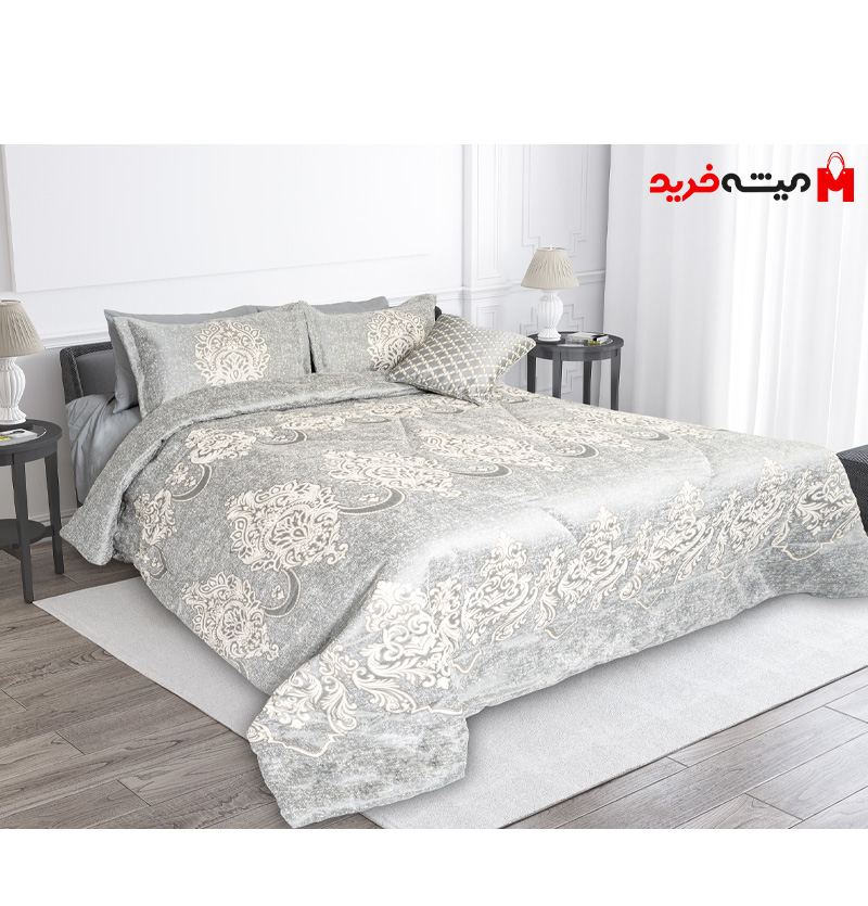 سرویس روتختی مخمل ژاکارد ابریشم کد 01 دو نفره ده تیکه