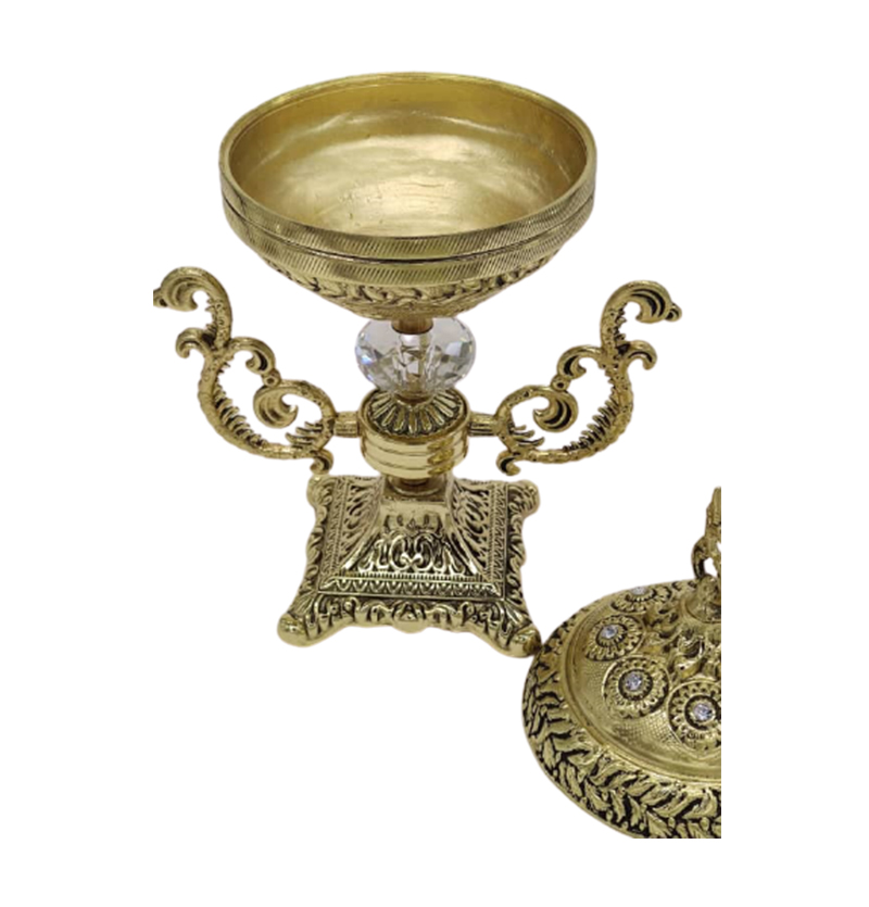 شکلات خوری دسته دار برنز مدل الیزه