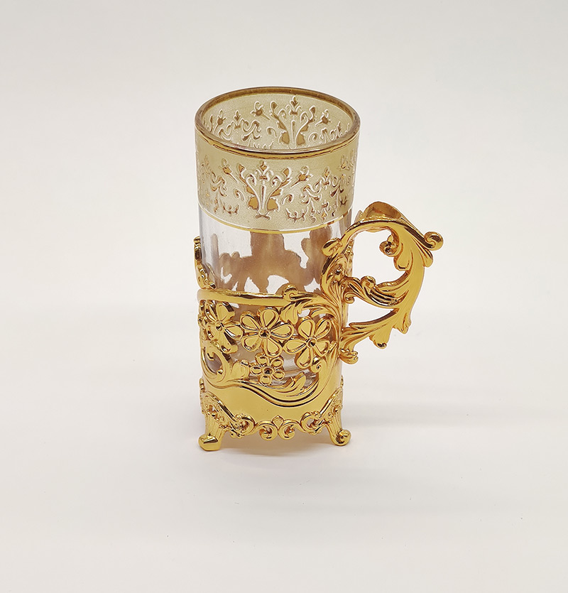 سرویس چای خوری 6 نفره طلایی