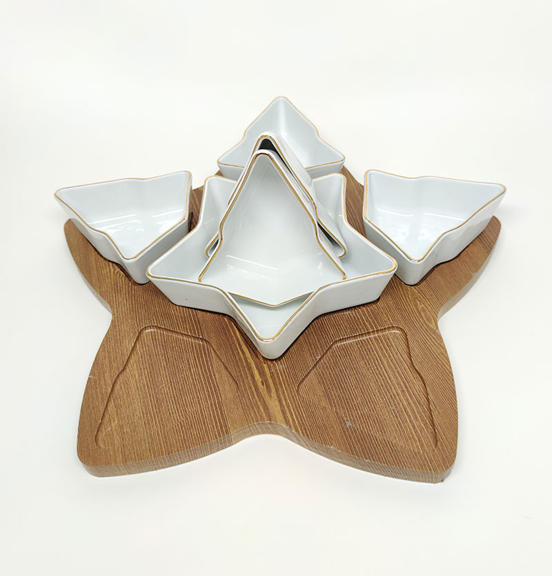 اردوخوری چوبی ستاره ای برند لمون