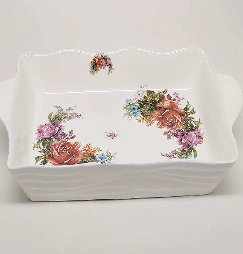 تابه چینی ویولت گلدار مدل 24002