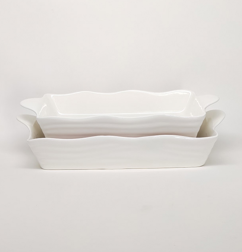 تابه چینی ویولت سفید