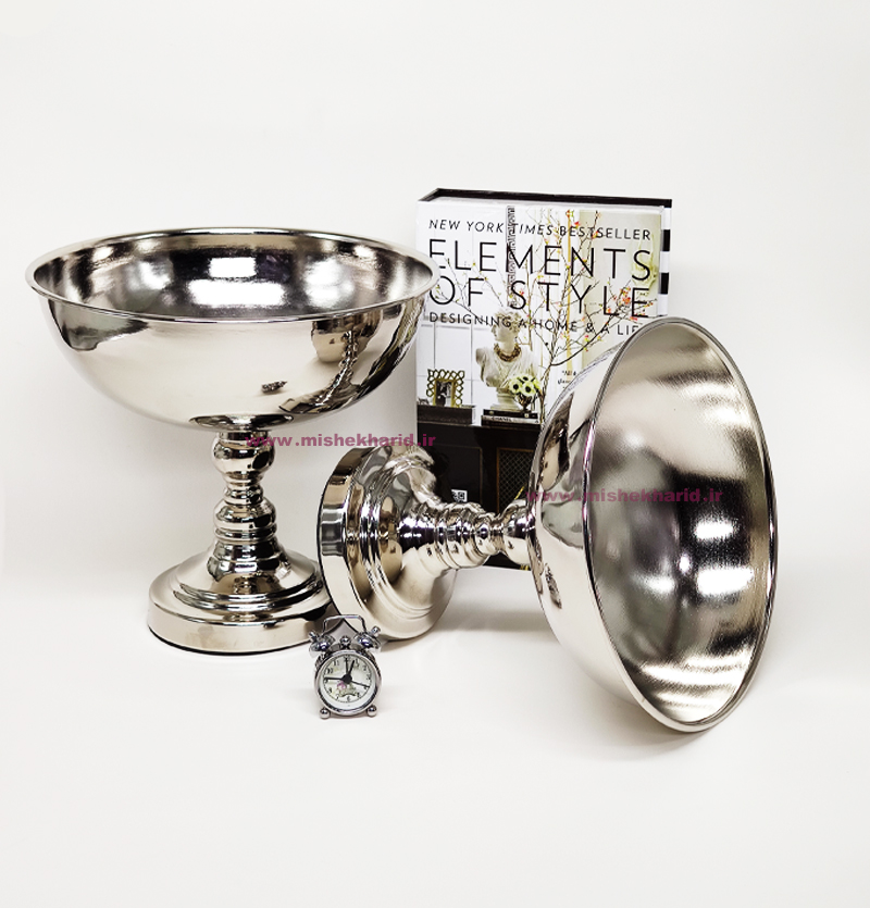 ظرف کاسه کروم مدل 2-713401