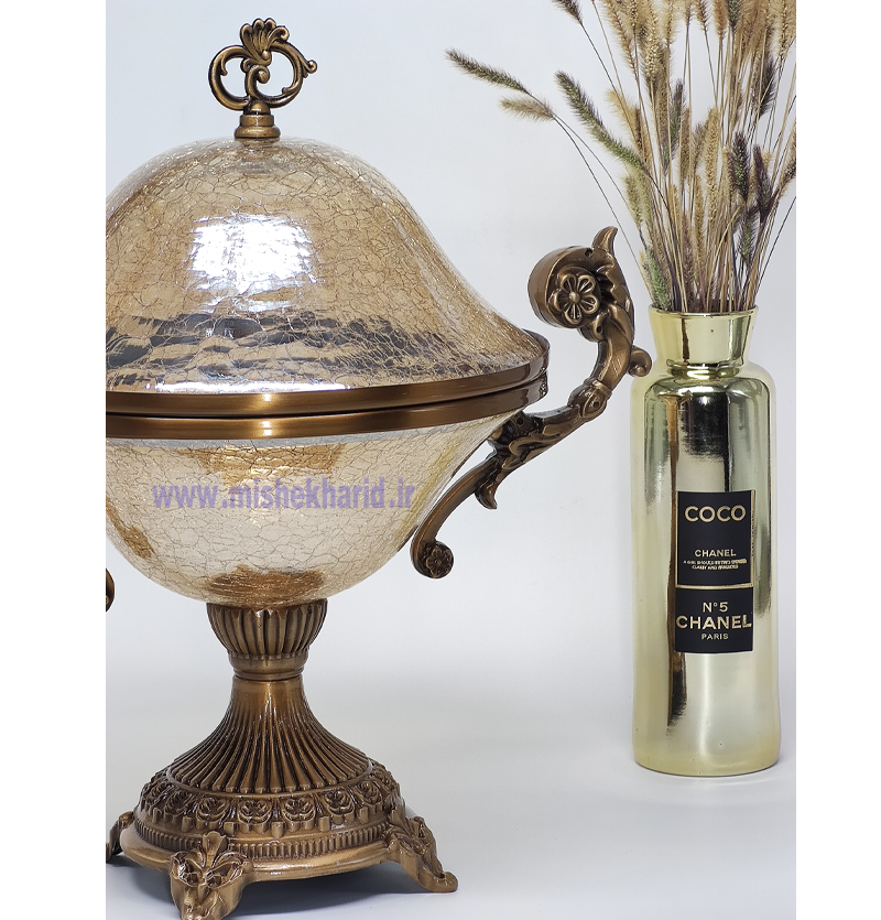 شکلات خوری سلوین مدل شیشه طرح ترک