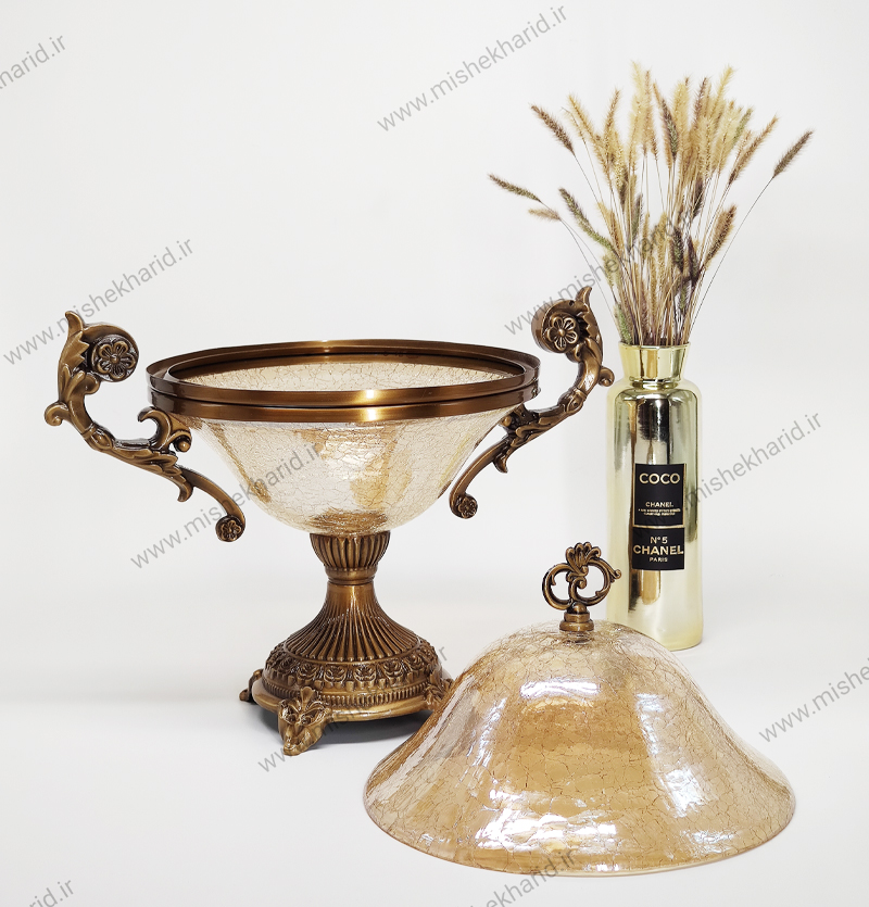 شکلات خوری سلوین مدل شیشه طرح ترک