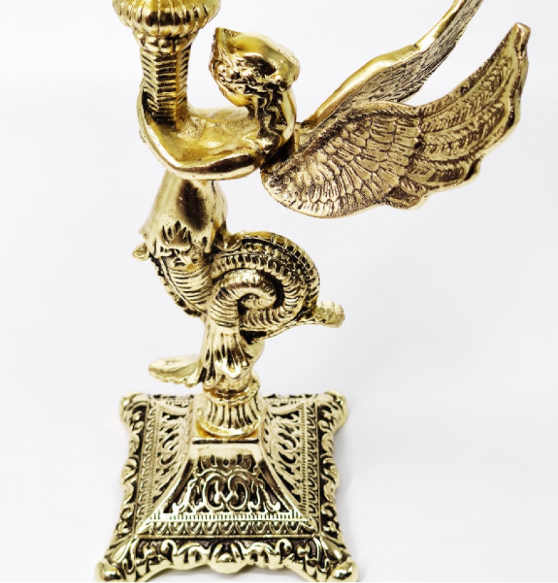 شیرینی خوری برنزی مدل الیزه طرح فرشته