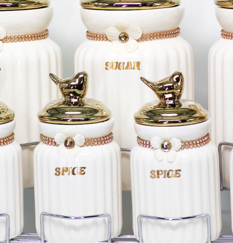 پاسماوری و جای ادویه 7 پارچه مدل گنجشکی کد G01