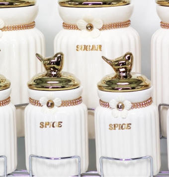 پاسماوری و جای ادویه 7 پارچه مدل گنجشکی کد G01