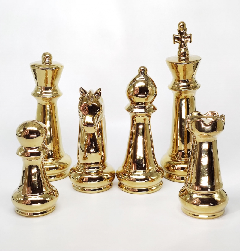 مهره شطرنج طلایی دکوری